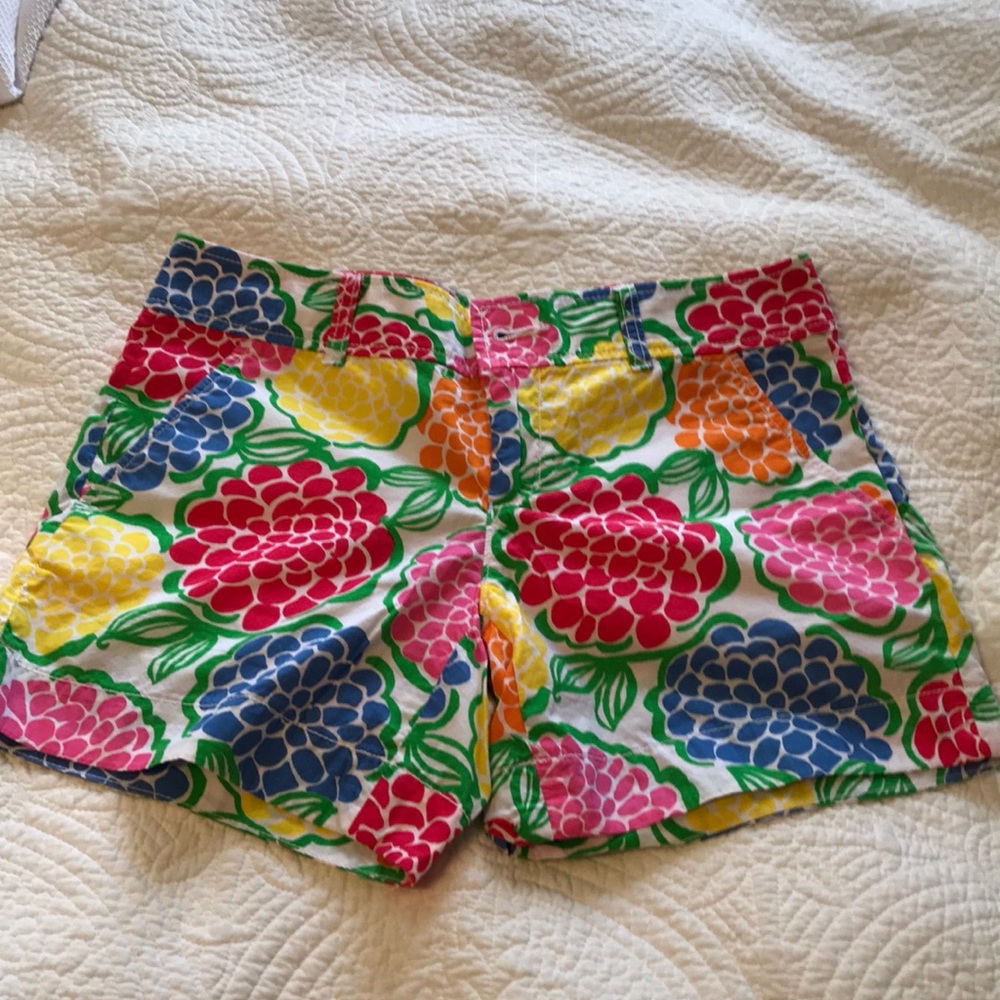 Lilly Pulitzer, Size 0, Multi Fruit Shorts